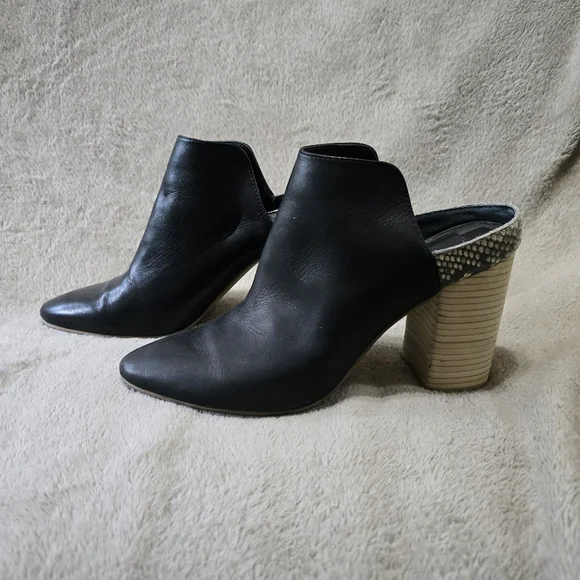 Dolce Vita Renly Heeled Mules Black Size 8.5 - Picture 5 of 10
